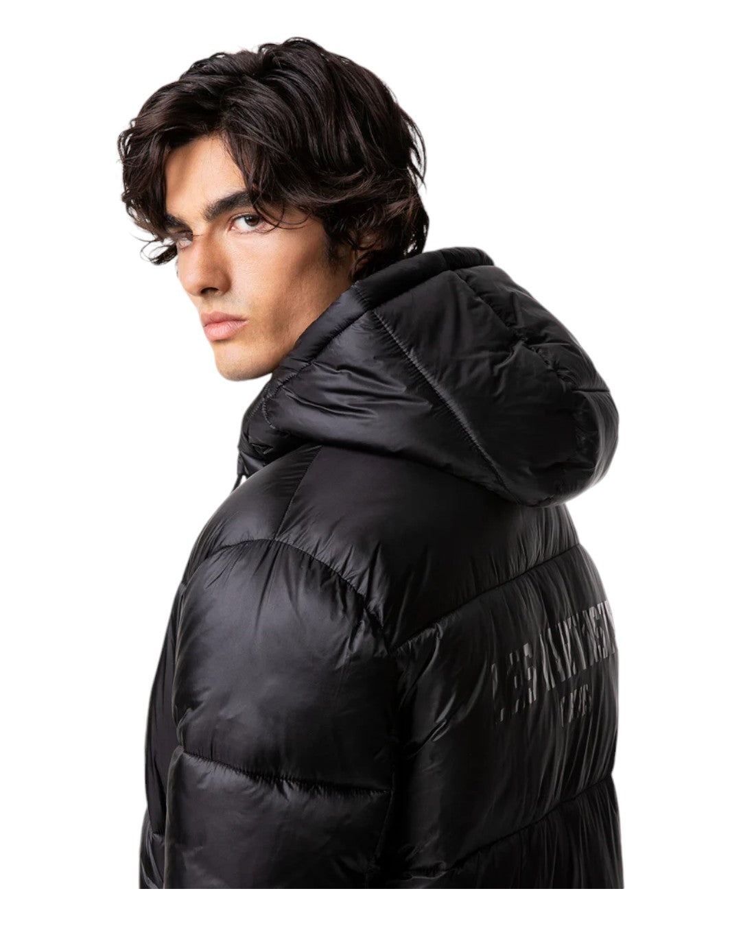 Piumino logo classico Black