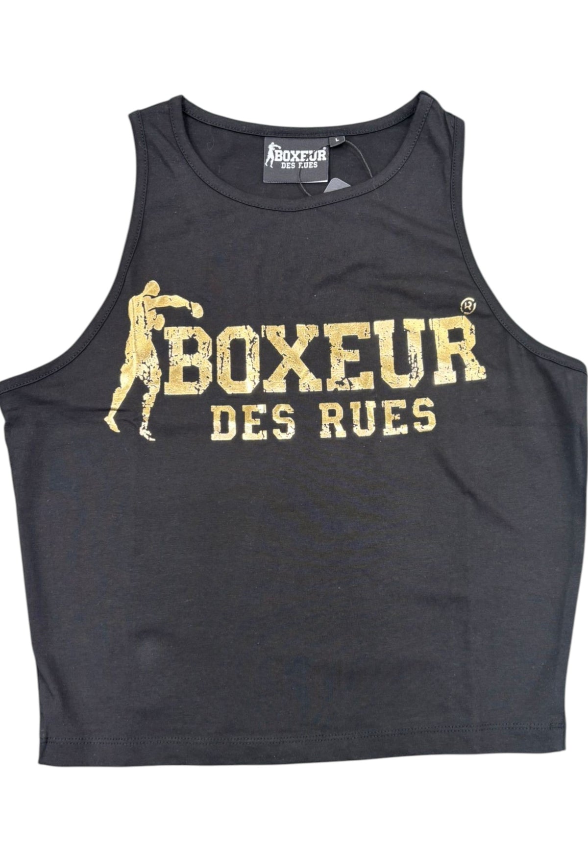 Top Crop Nero Boxeur Des Rules