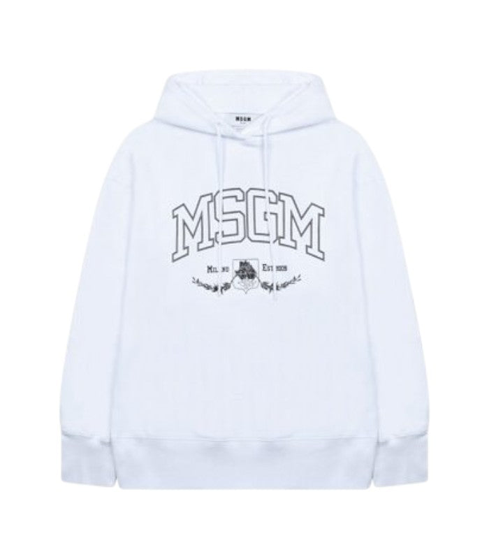 Felpa con stampa MSGM