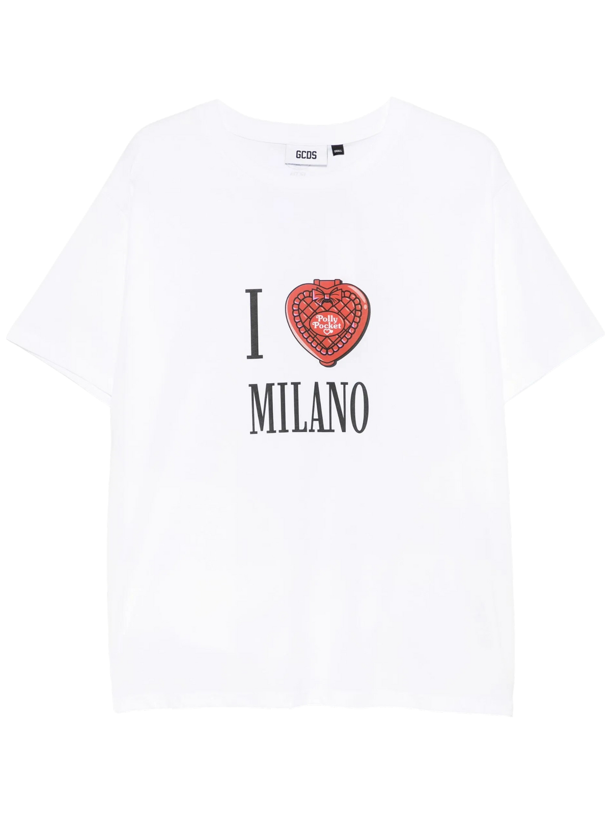 T-shirt GCDS x Polly Pocket Milano Bianca Unisex
