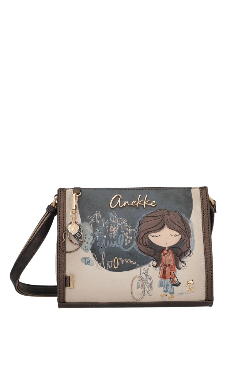 Borsa a Tracolla Anekke Shōen - Stile Unico e Ricami Artistici Chic