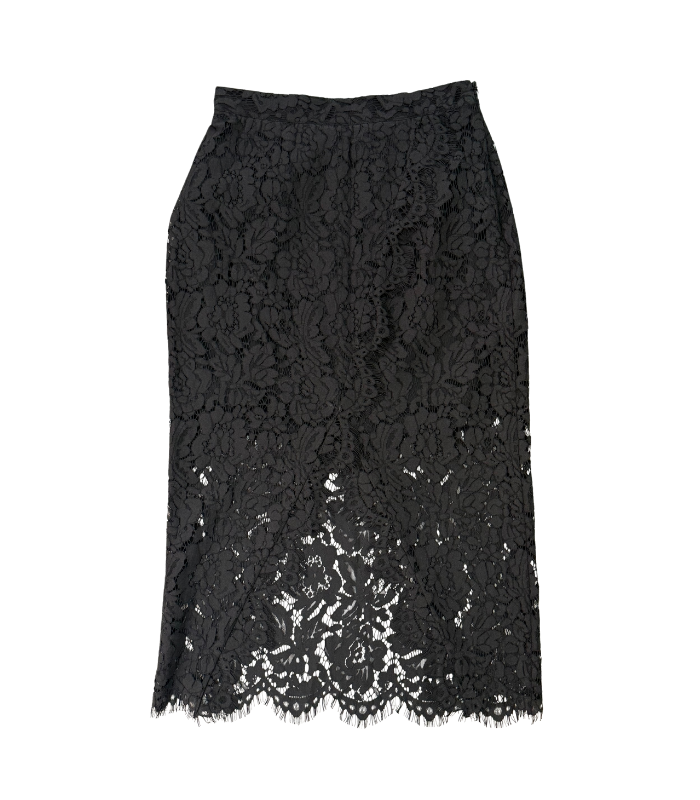 Gonna nera in pizzo Twinset