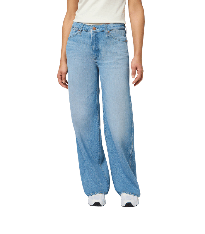 Jeans Wrangler World Wide 661 Donna - Modello Mid Rise Wide Leg