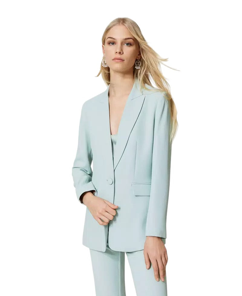 Giacca blazer in cady crêpe Twinset