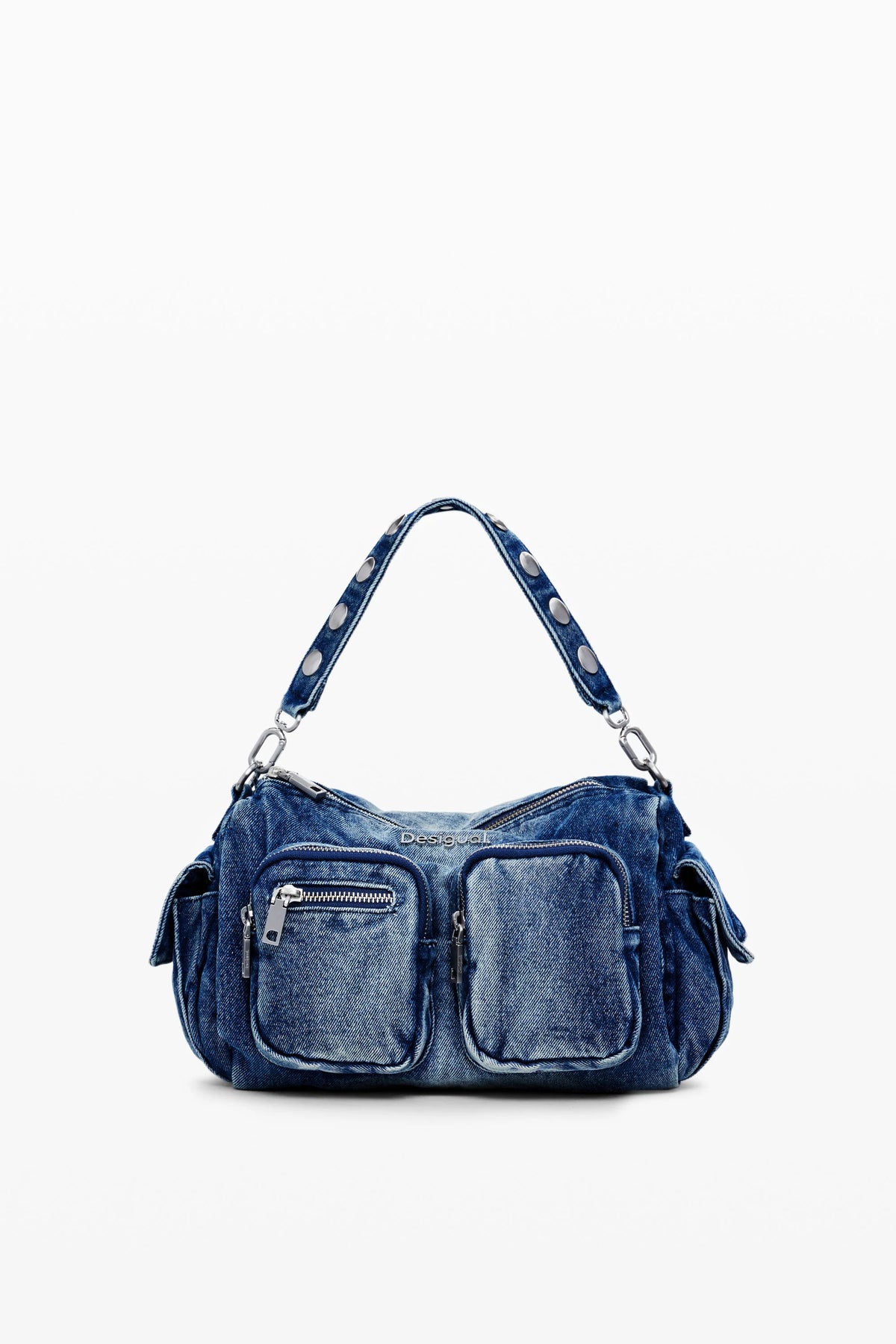 Borsa S in denim - Desigual