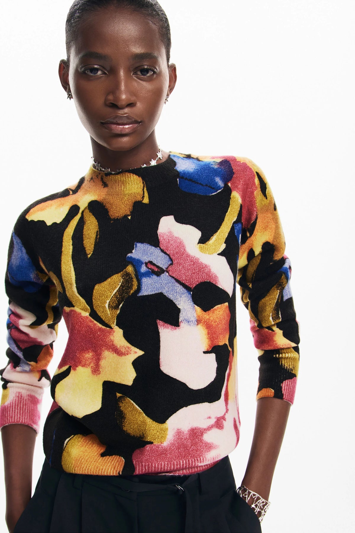 Maglione fiori Arty - Desigual