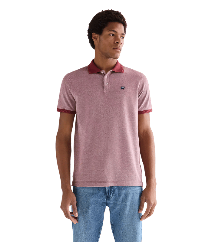 Wrangler Polo Uomo - Modello Ruby Wine