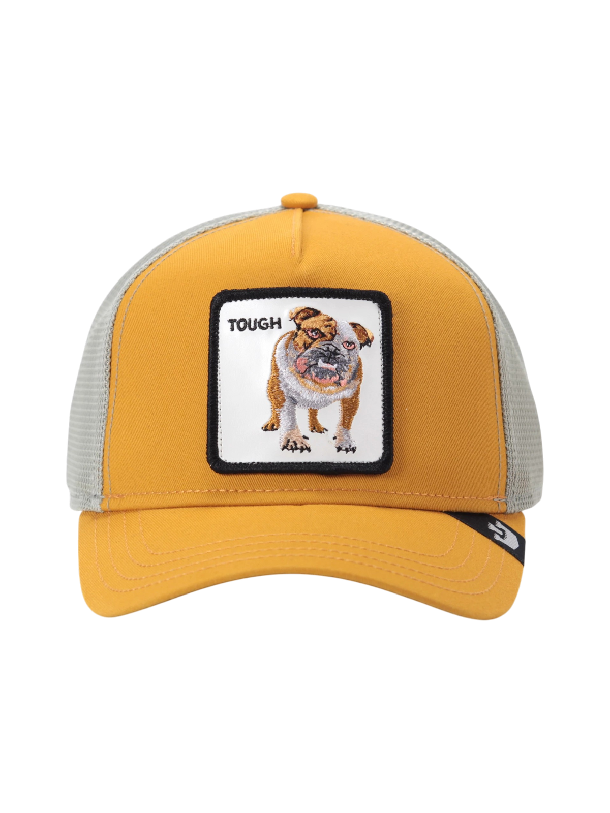 Goorin Bros. "V2 Bulldog - Tough" – Cappellino Trucker Giallo Ocra Linea The Farm