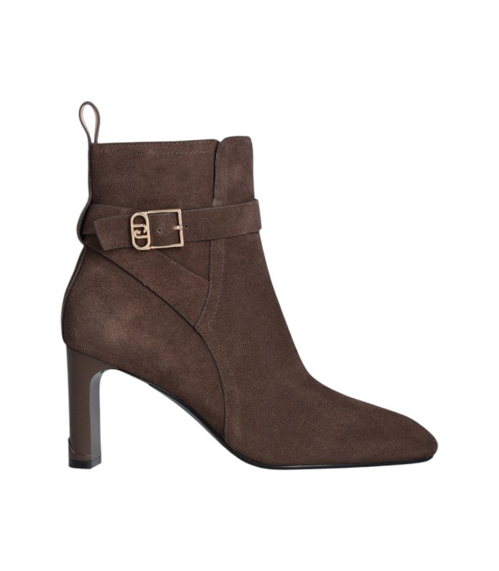 ANKLE BOOT COW SUEDE EBANO