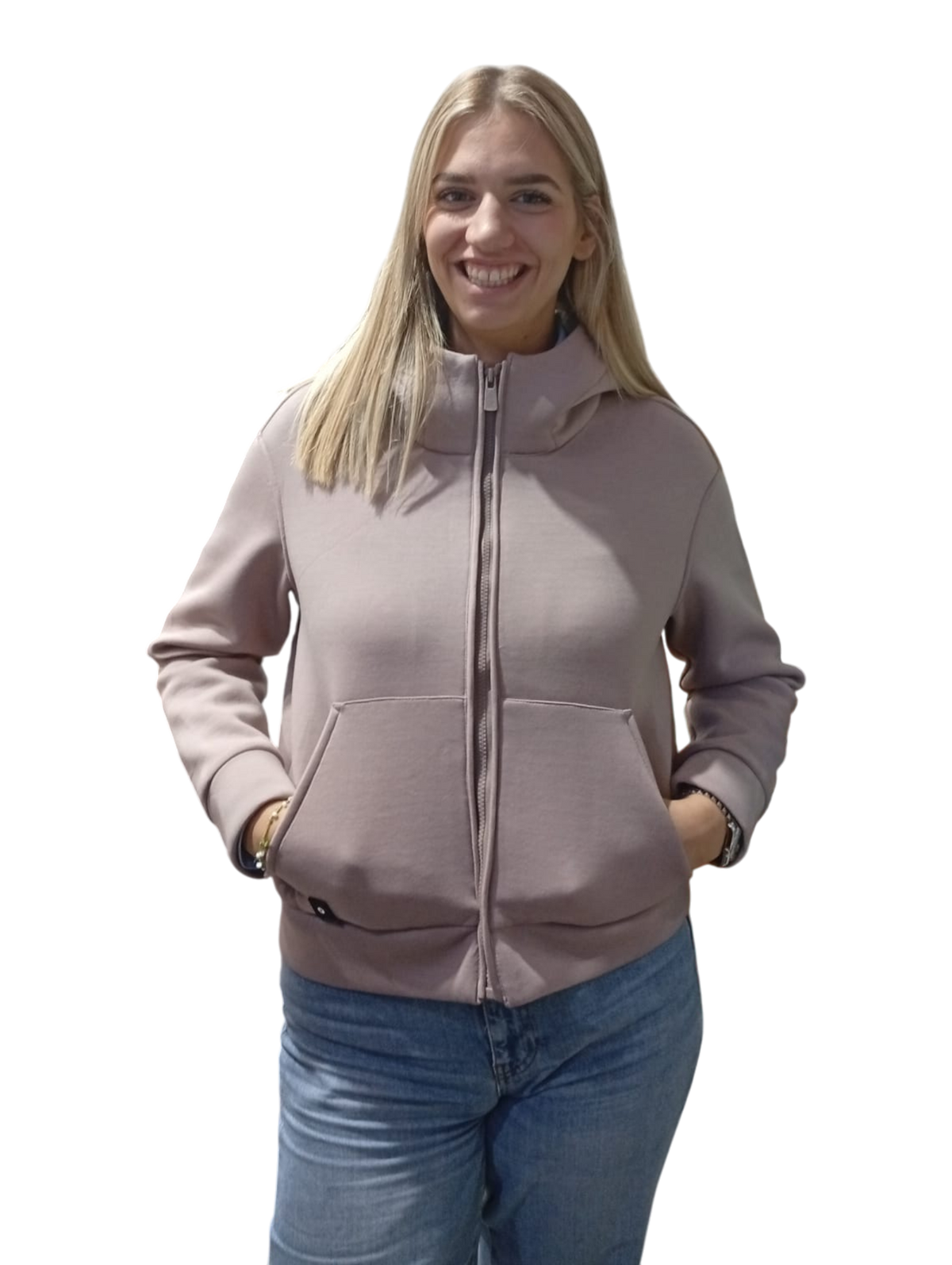 Giubbino/Felpa con cappuccio in neoprene Yes Zee donna