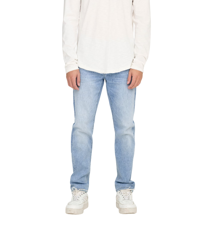 Jeans Only & Sons Uomo - ONSWEFT Vita media Regular Fit Jeans