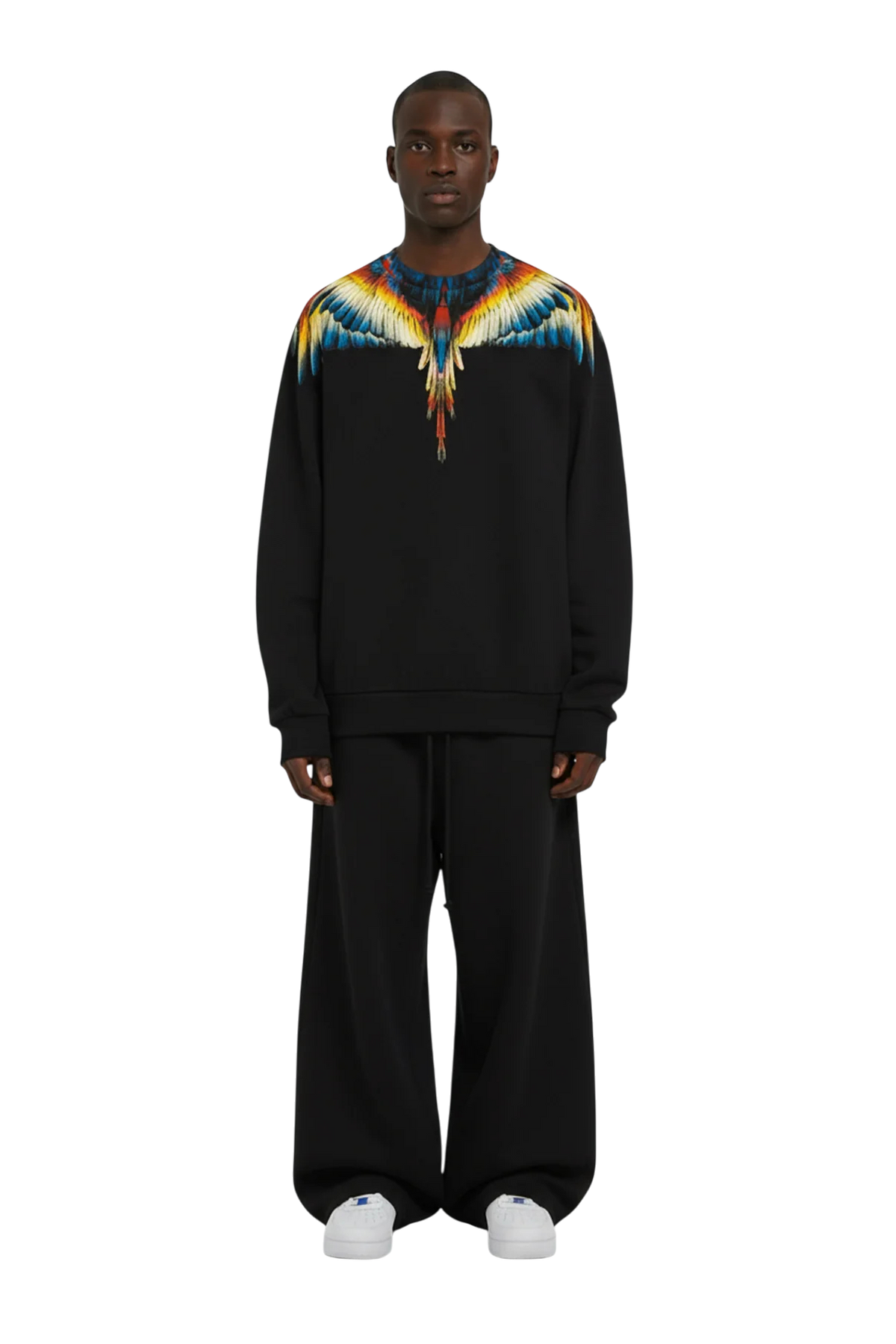 Felpa Marcelo Burlon girocollo wings regular fit